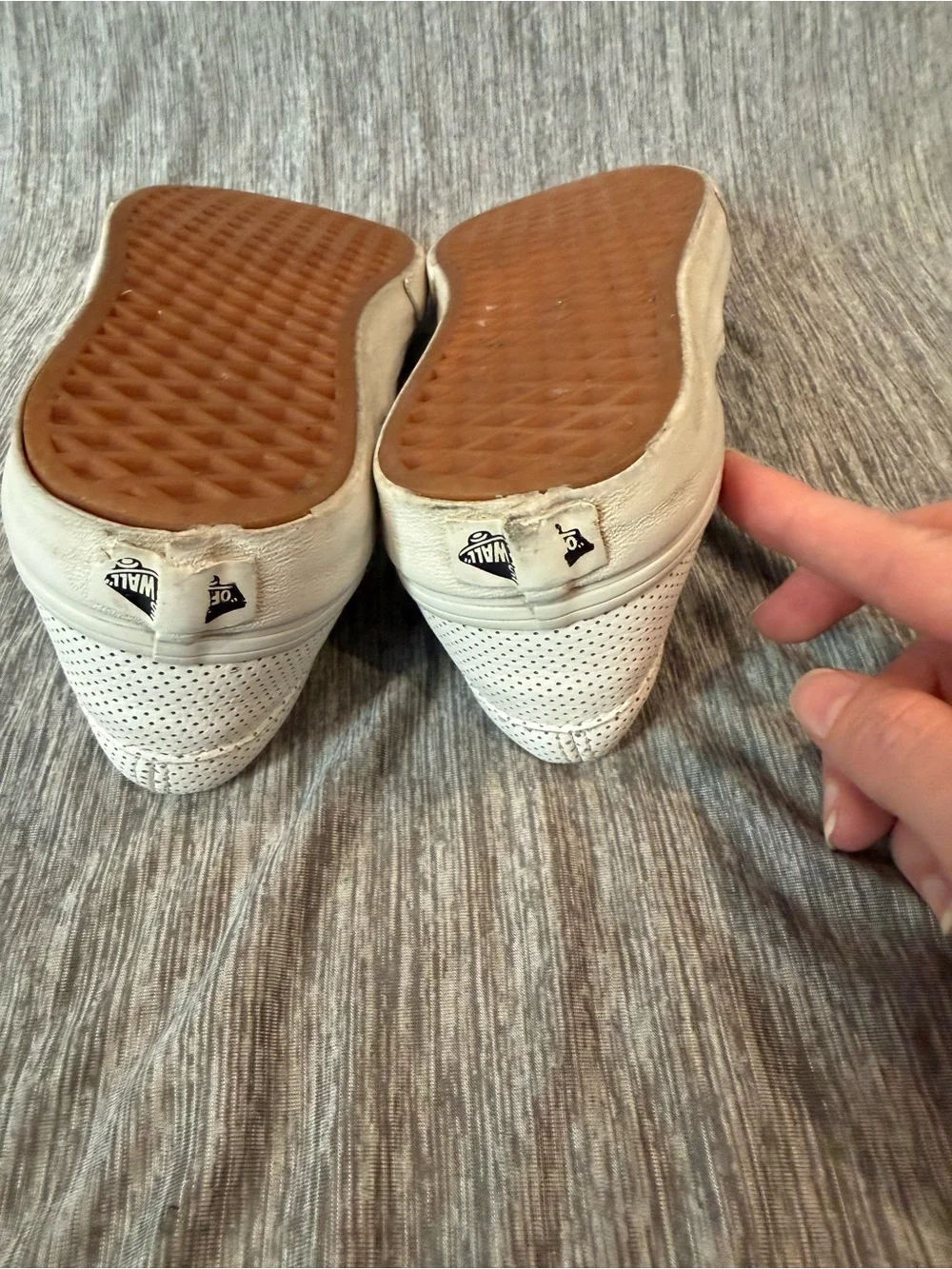Vans slip loafers